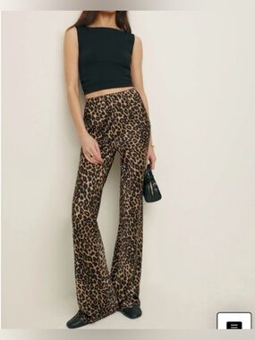 Reformation Leopard-Print Pants